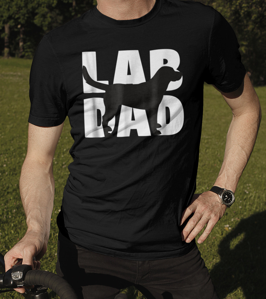 Lab Dad Labrador Retriever Dad Labrad T-Shirt