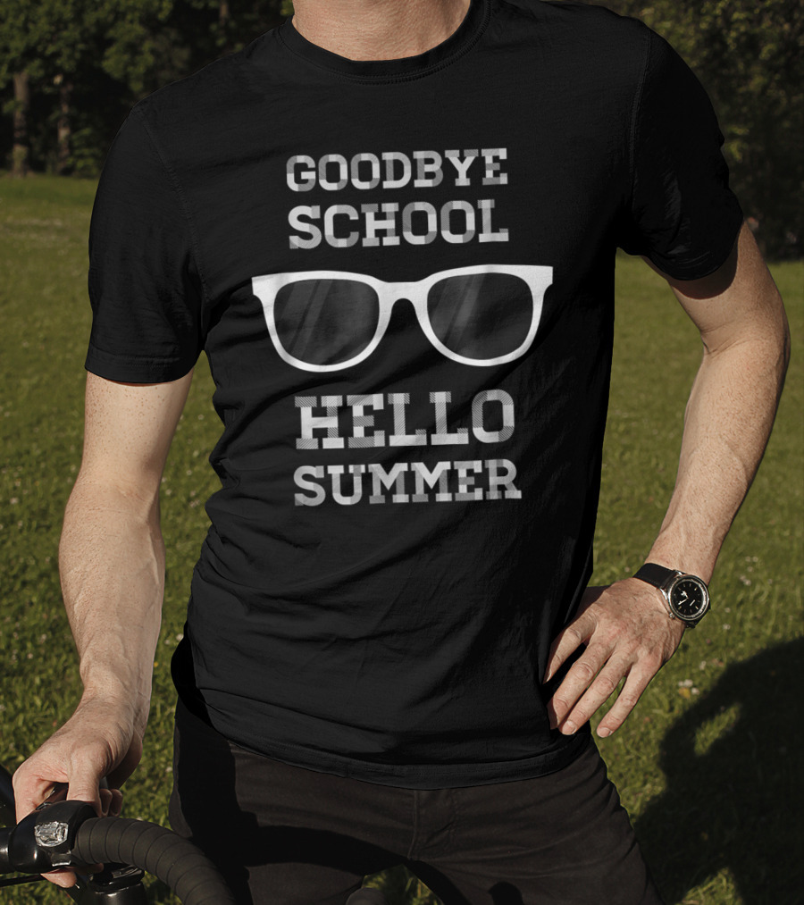 Goodbye School Hello Summer Teacher Graduate T-Shirt