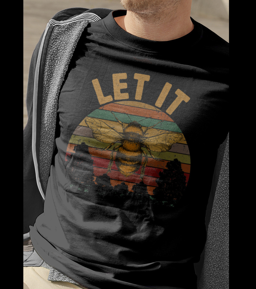 Let It Bee Vintage Beekeeper Let It Bee T-Shirt