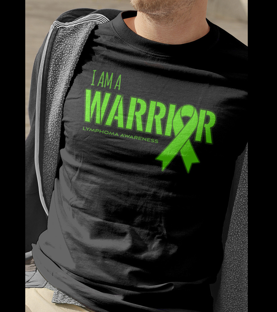 I Am A Warrior Lymphoma Awareness T-Shirt