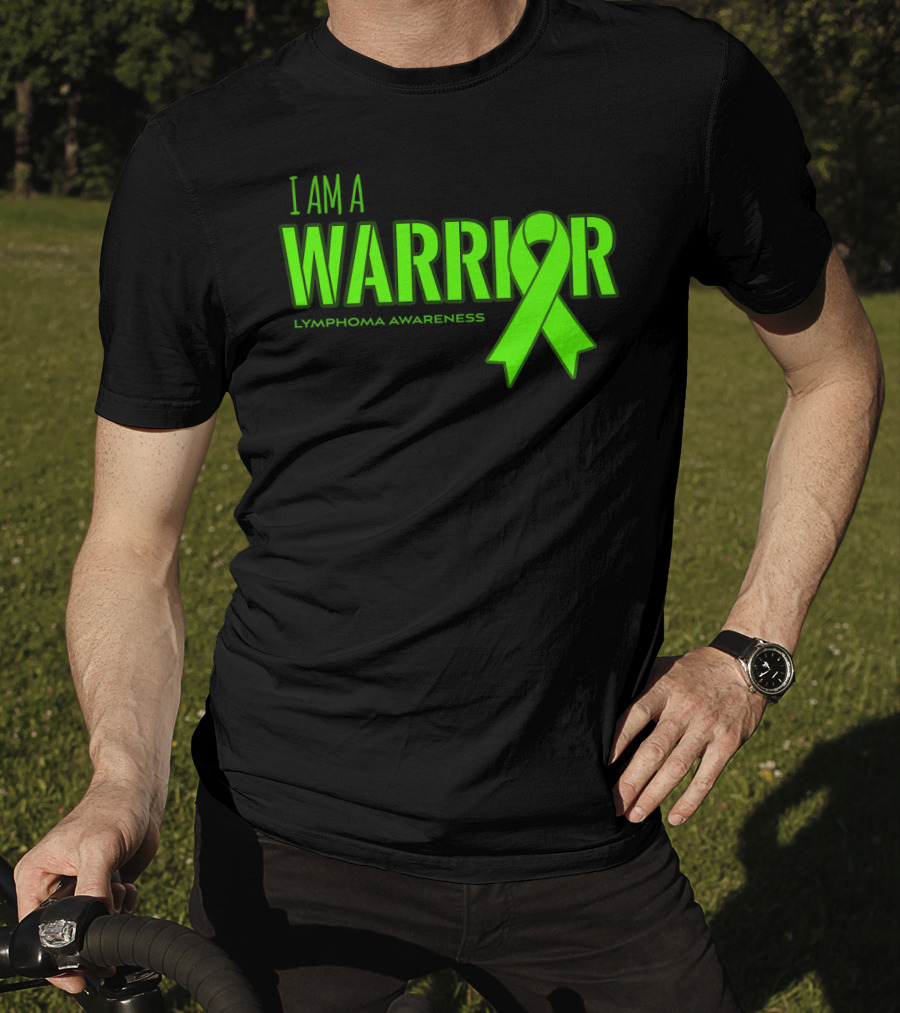 I Am A Warrior Lymphoma Awareness T-Shirt