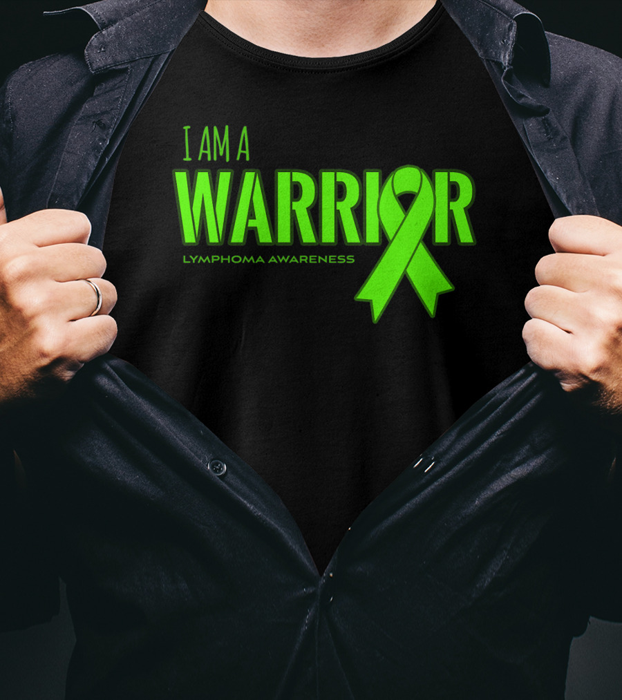I Am A Warrior Lymphoma Awareness T-Shirt
