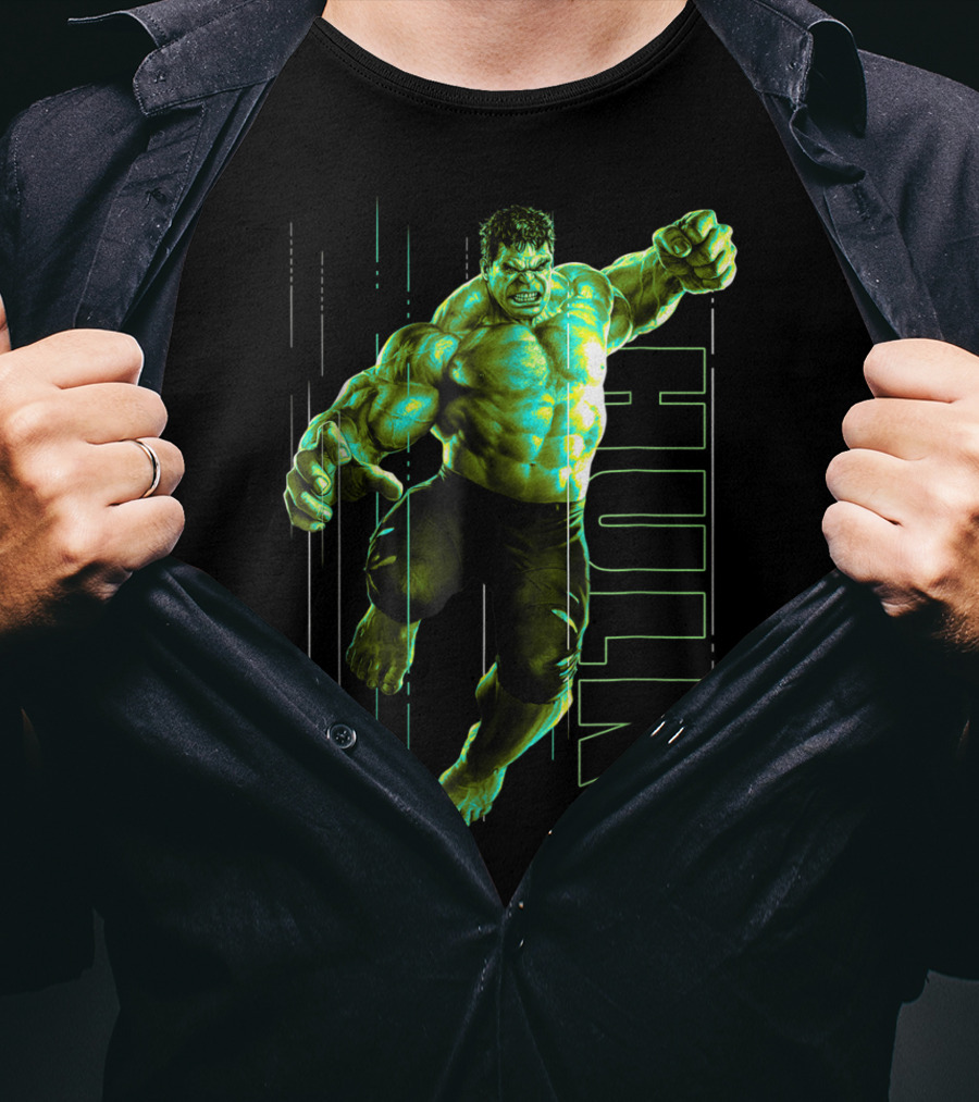 Marvel Avengers Infinity War Hulk Jump Smash T-Shirt
