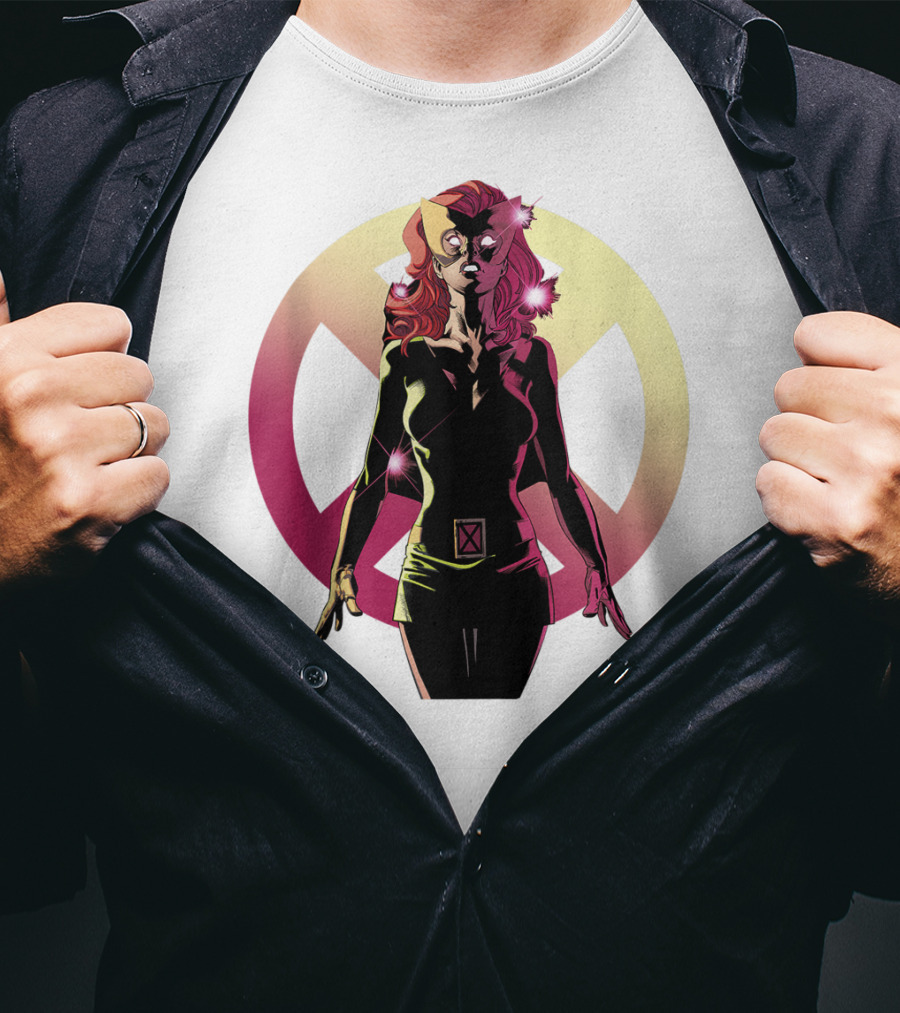 Marvel Phoenix Gradient X Men Jean Grey T-Shirt