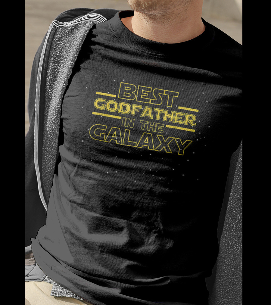 Best Godfather In The Galaxy Mens Funny Godfather T-Shirt