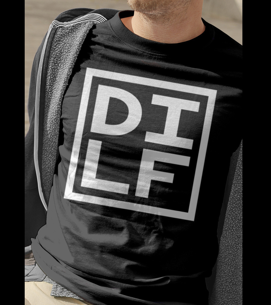 DILF Dad Square Minimal T-Shirt