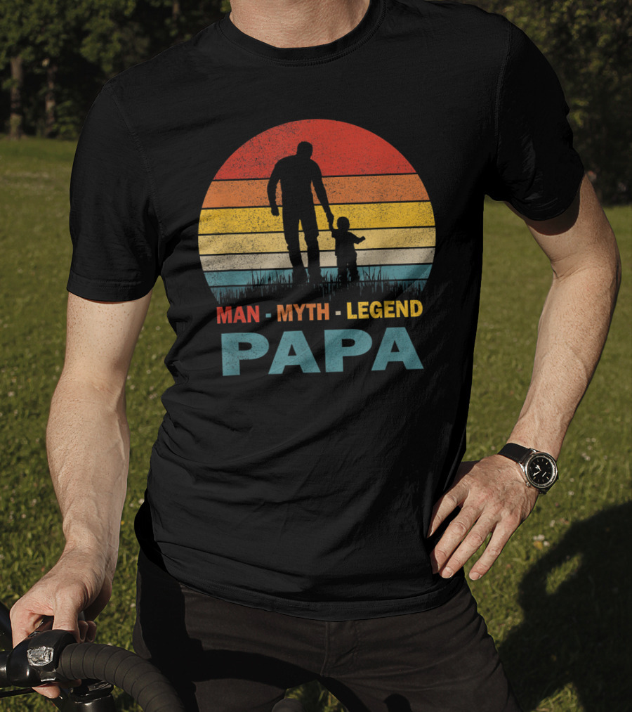 PAPA Man Myth Legend Mens Papa T-Shirt