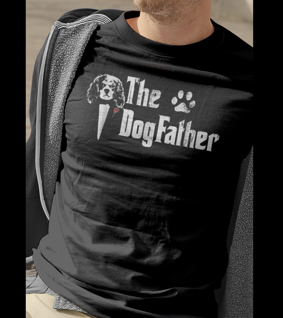 The Dogfather Cavalier King Charles Spaniel Mens T-Shirt