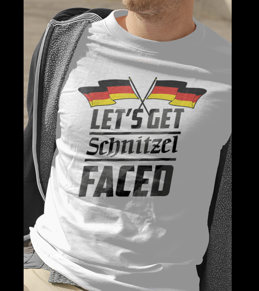Let's Get Schnitzel Faced Oktoberfest Outfit Ideas Female Mens Girl T-Shirt