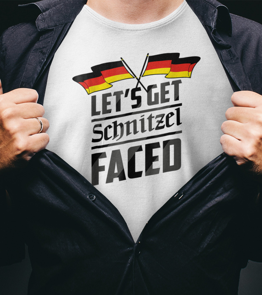 Let's Get Schnitzel Faced Oktoberfest Outfit Ideas Female Mens Girl T-Shirt