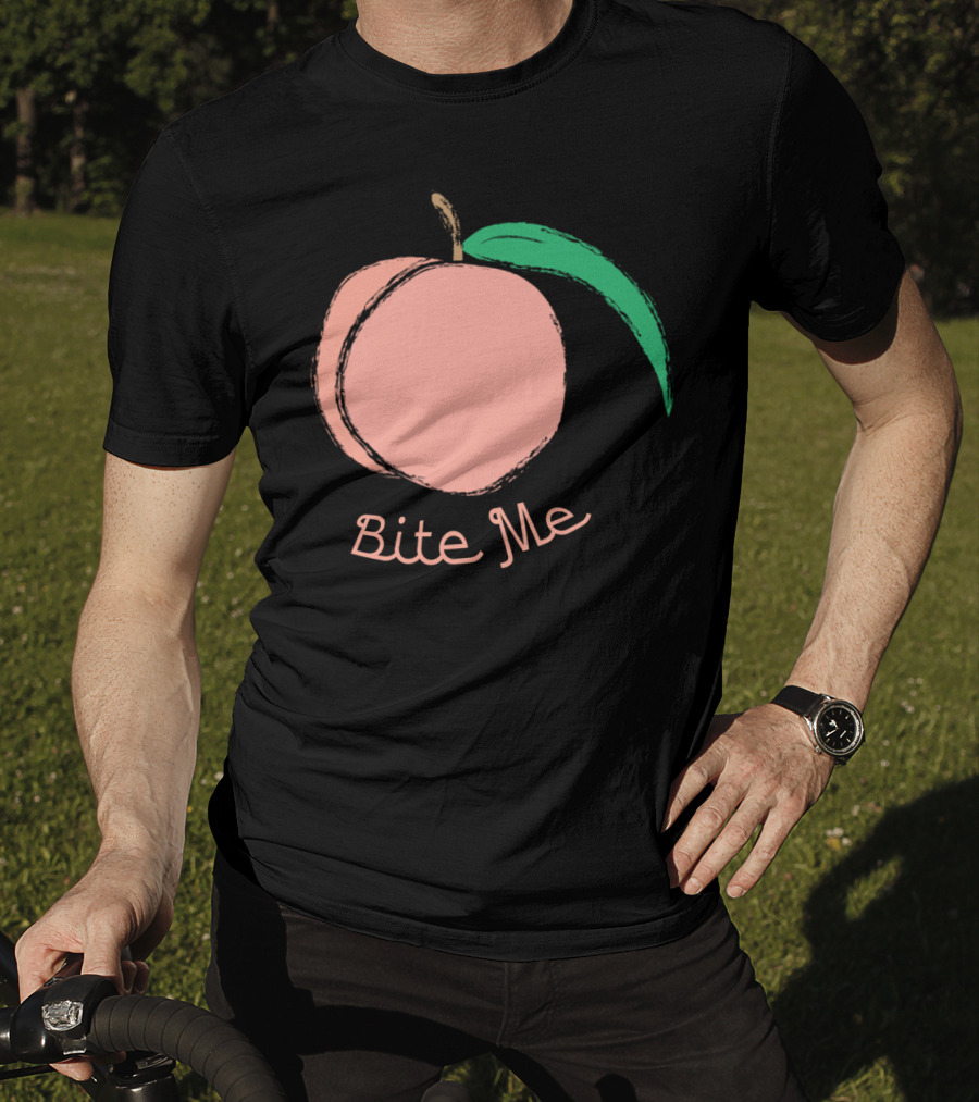 Peach Bite Me T-Shirt