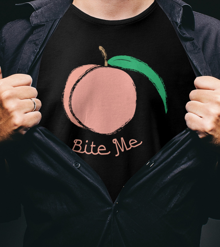 Peach Bite Me T-Shirt