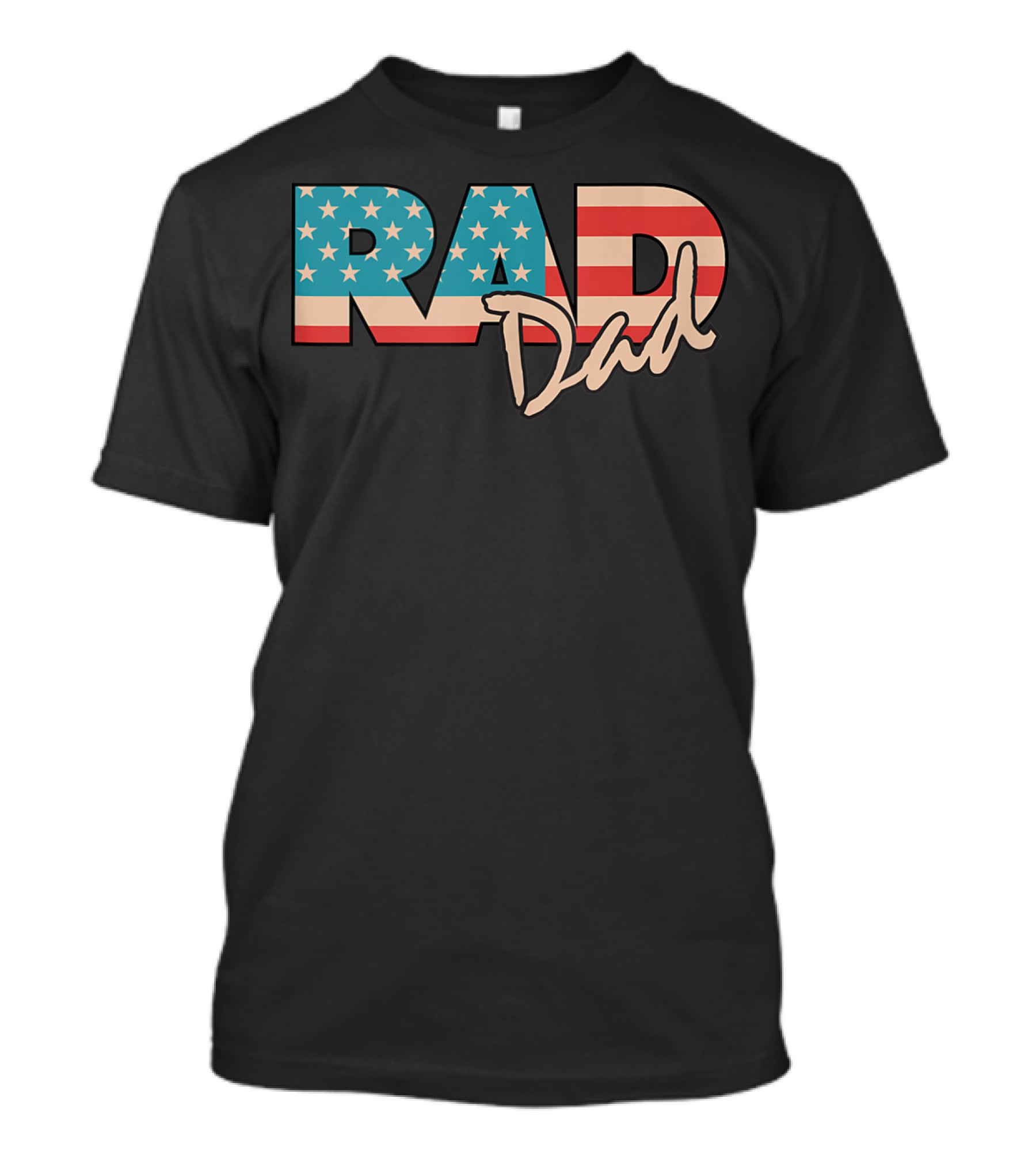 Rad Dad Vintage 1990's American Flag T-Shirt