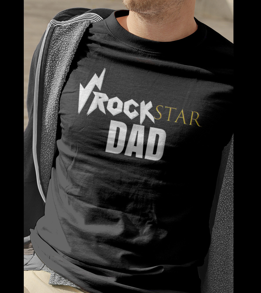 Rockstar Dad Birthday Party T-Shirt