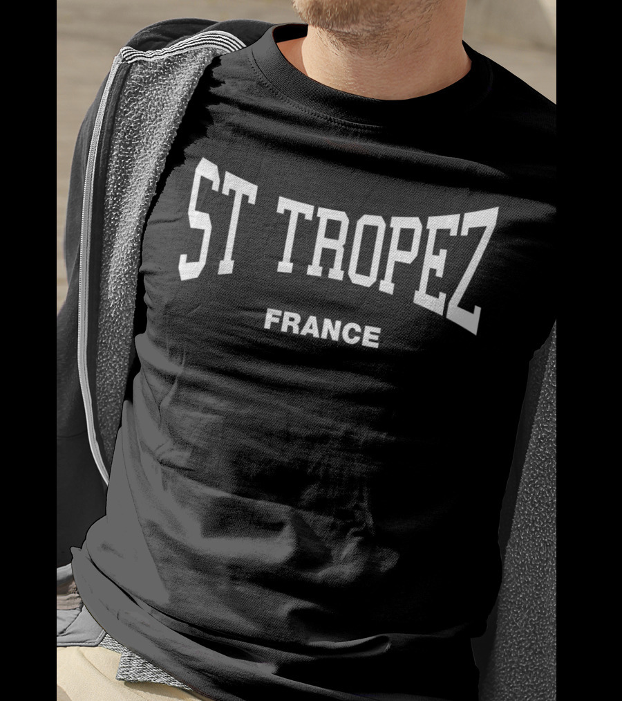 St Tropez France Vintage Sports Arch T-Shirt