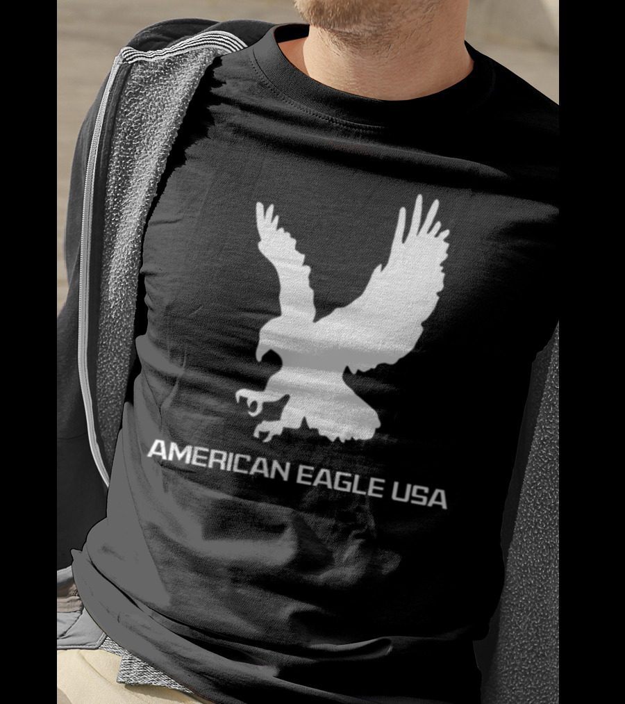 American Eagle USA Iconic Emblem T-Shirt