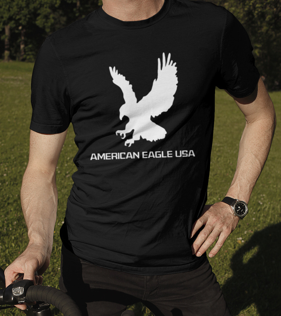 American Eagle USA Iconic Emblem T-Shirt