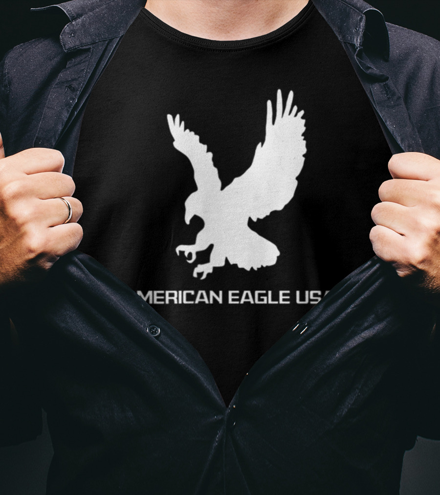 American Eagle USA Iconic Emblem T-Shirt