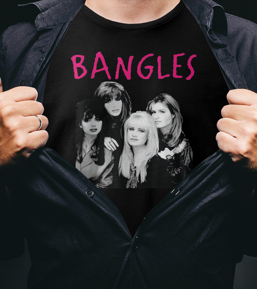 Bangles Band Iconic Pop Rock Group Members T-Shirt