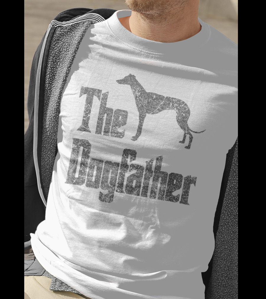 The Dogfather Greyhound Silhouette Recognizable T-Shirt