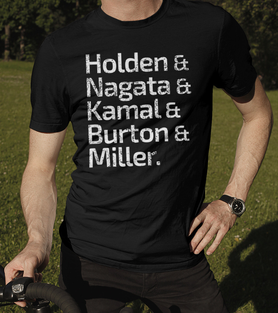 The Expanse Roll Call Holden Nagata Kamal Burton Miller T-Shirt