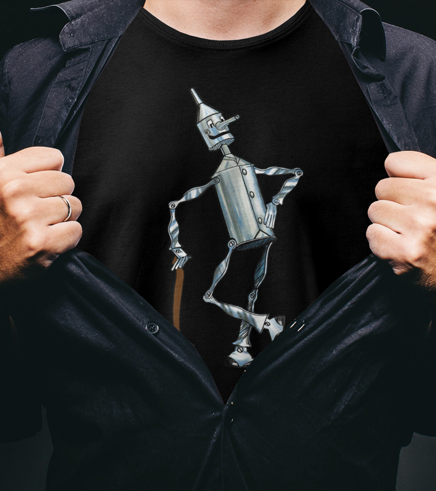 Tin Man Wizard Of Oz Tin Woodsman With Axe T-Shirt