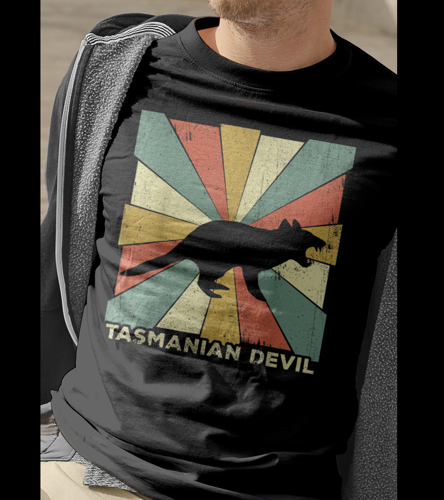 Vintage Tasmanian Devil Lover Style Animal Retro T-Shirt