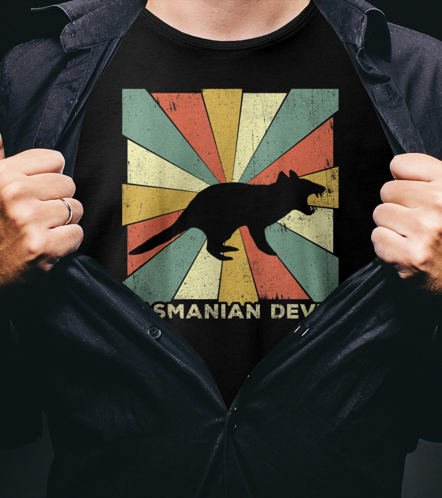 Vintage Tasmanian Devil Lover Style Animal Retro T-Shirt