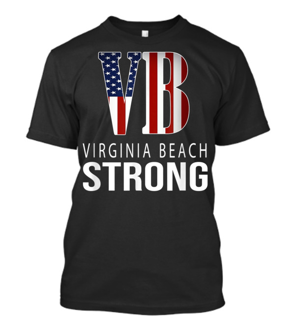 Virginia Beach Strong VB USA Flag 4th Of July T-Shirt