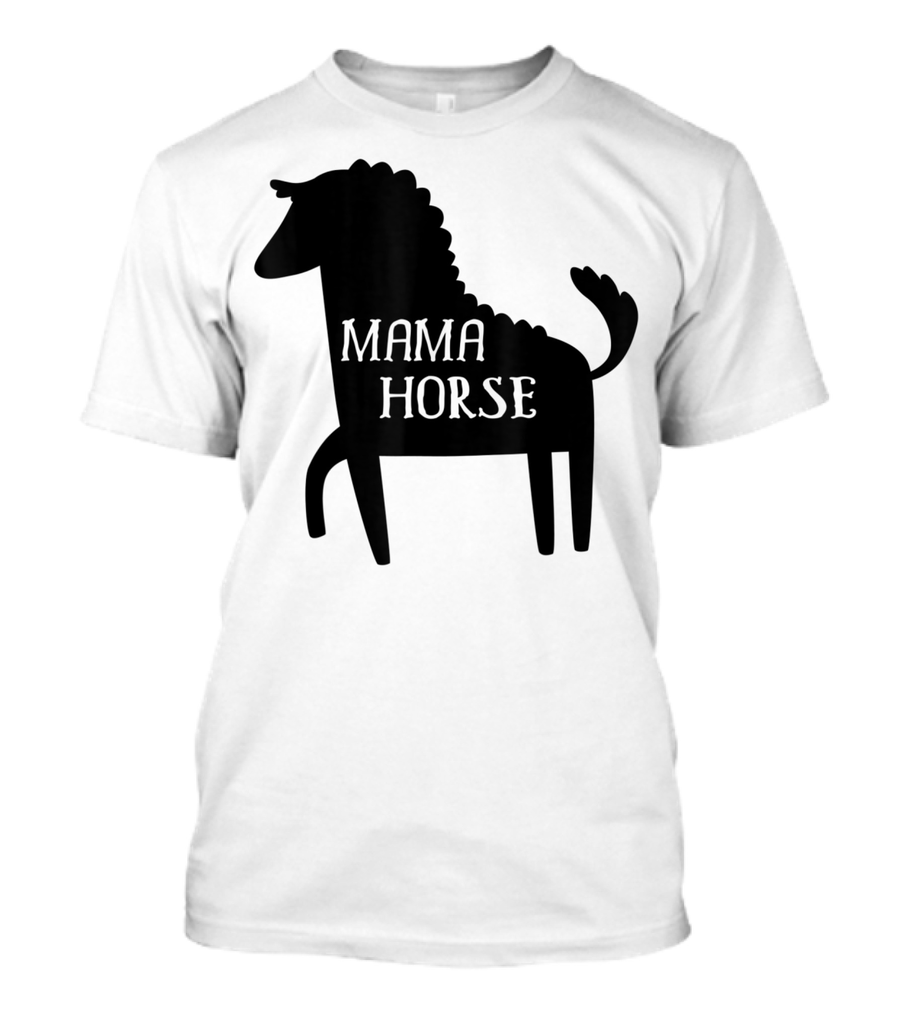 Mama Horse Funny Mother's Day Mom Farm T-Shirt