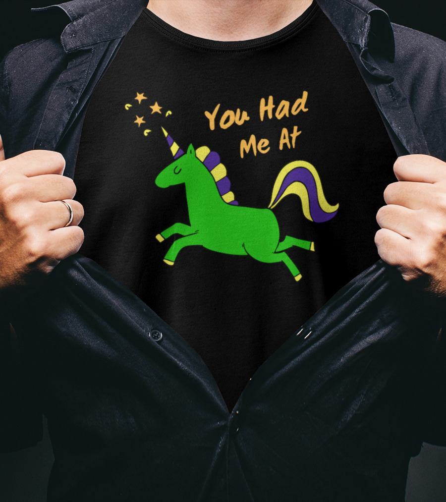 You Had Me At Funny Unicorn Youth Magical Horse T-Shirt