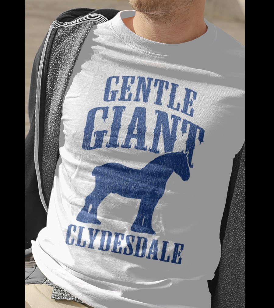 Gentle Giant Clydesdale Draft Horse T-Shirt