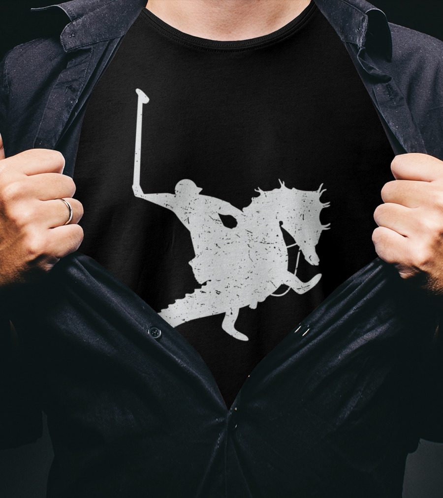 Funny Cute Water Polo Sea Horse Rider T-Shirt