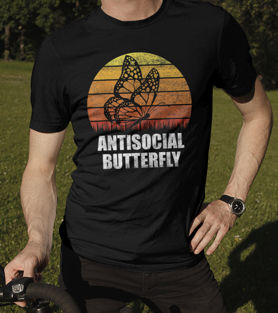 Antisocial Butterfly Classic Vintage Sunset T-Shirt