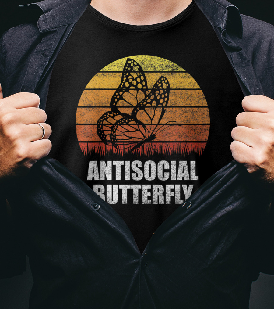 Antisocial Butterfly Classic Vintage Sunset T-Shirt