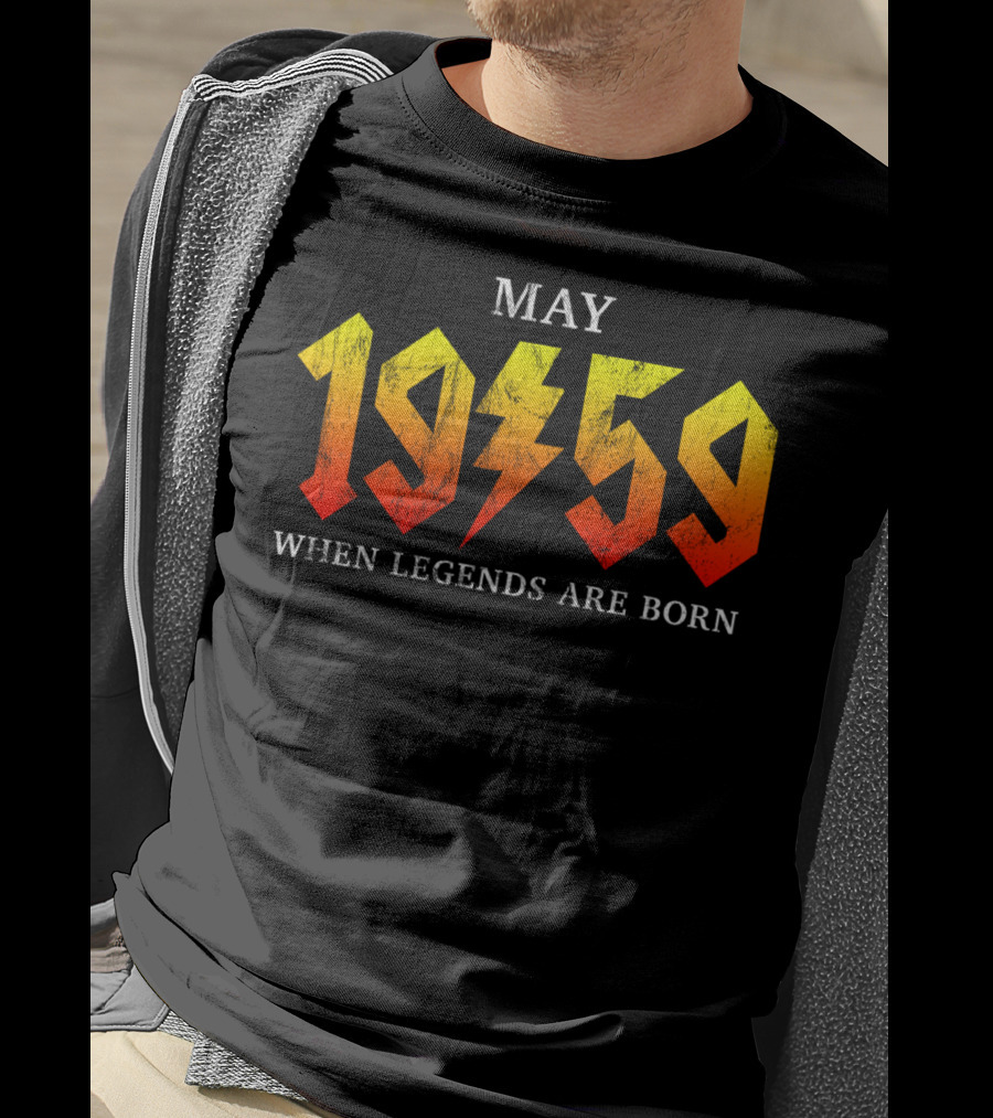 May 1959 When Legends Are Born Classic Rock T-Shirt