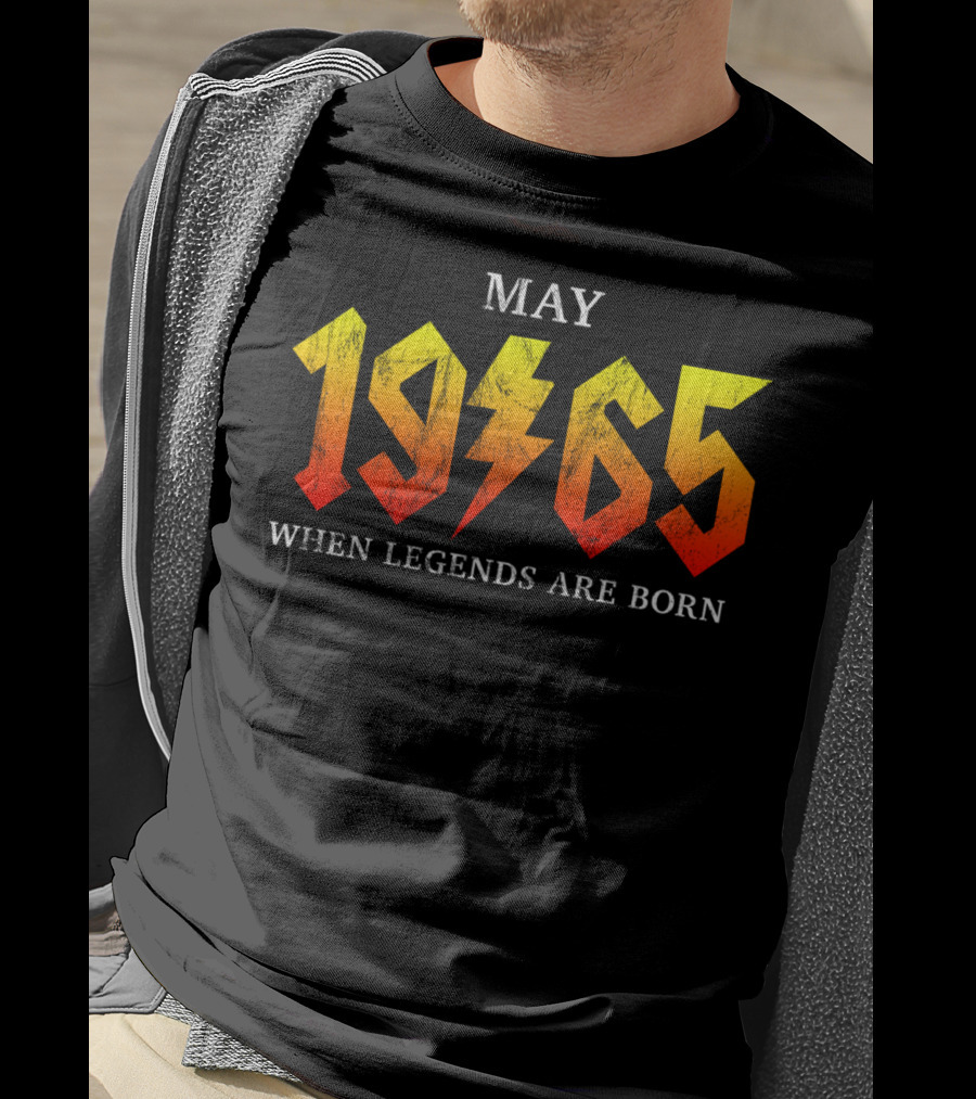 May 1965 When Legends Are Born Classic Rock Legend T-Shirt