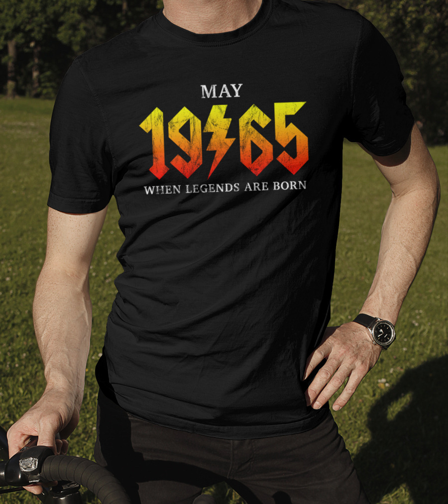 May 1965 When Legends Are Born Classic Rock Legend T-Shirt
