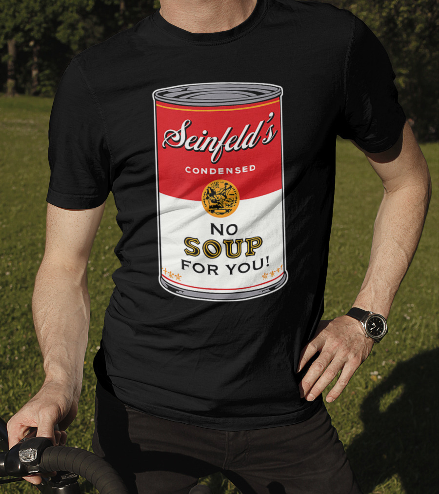 Seinfeld's Condensed No Soup For You Comedy T-Shirt