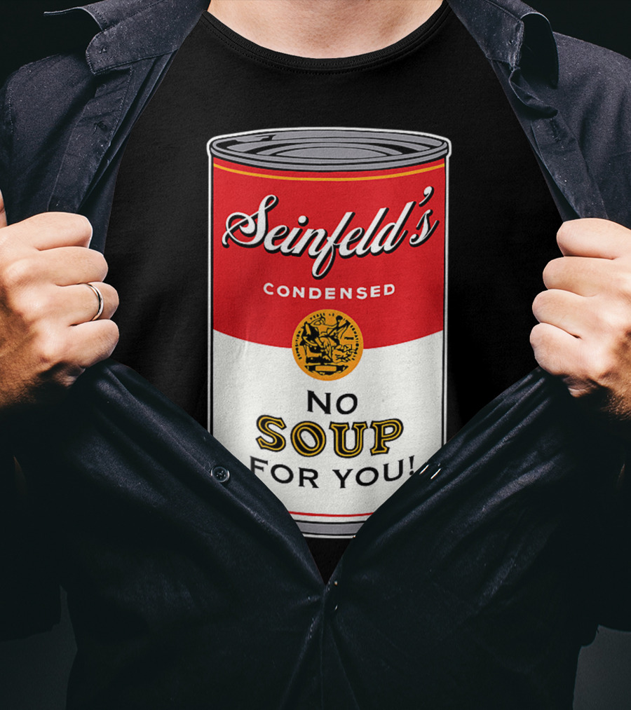 Seinfeld's Condensed No Soup For You Comedy T-Shirt