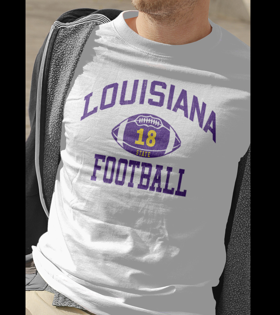 Louisiana State 18 Football Classic Number T-Shirt