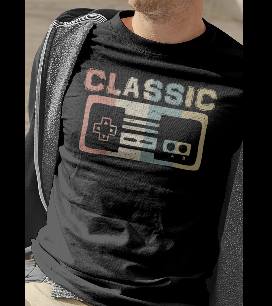 Classic Retro Video Game Controller T-Shirt