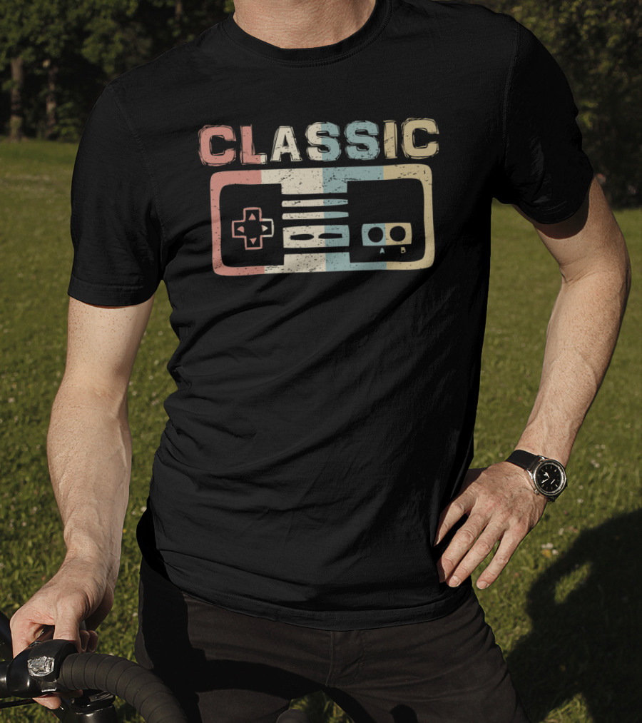 Classic Retro Video Game Controller T-Shirt