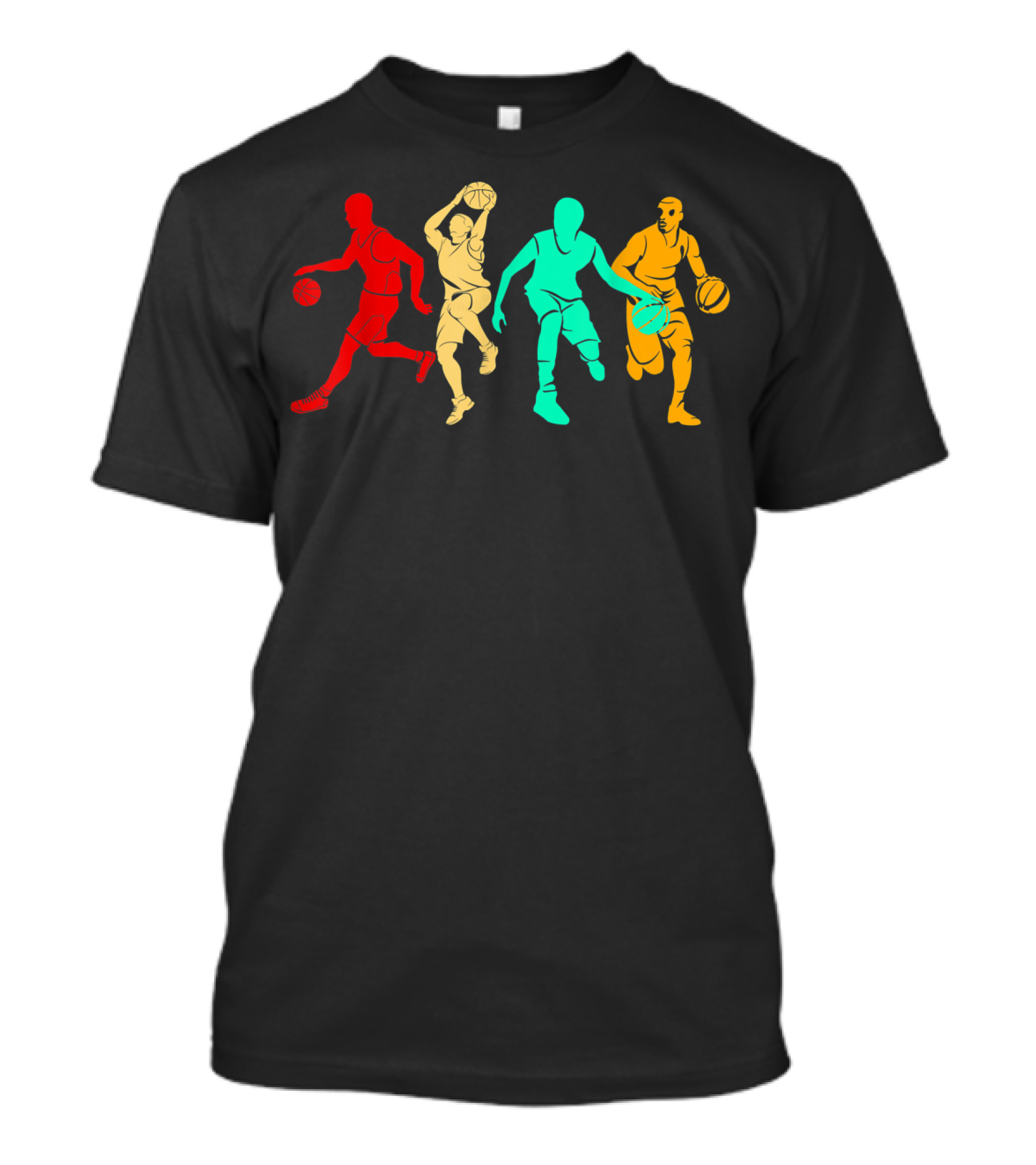Classic Vintage Style Basketball Player T-Shirt