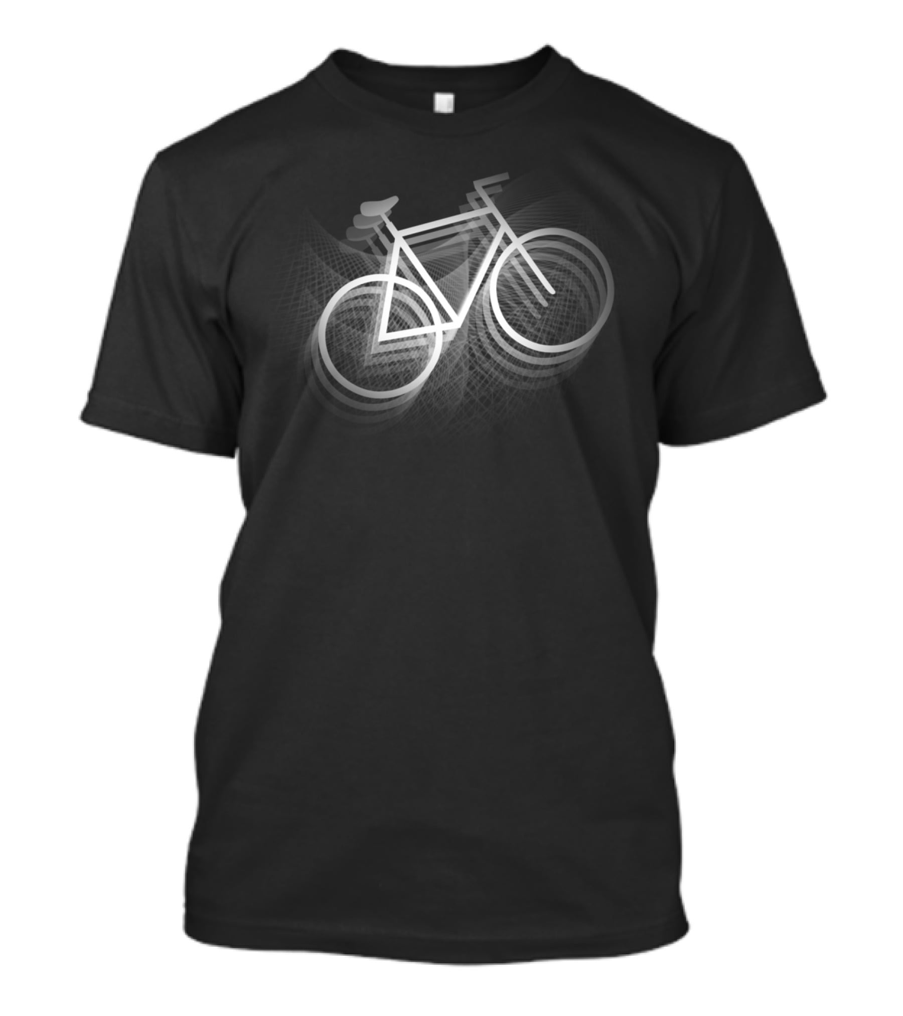 Cycling Road Classic Bike Geometric Mesh T-Shirt