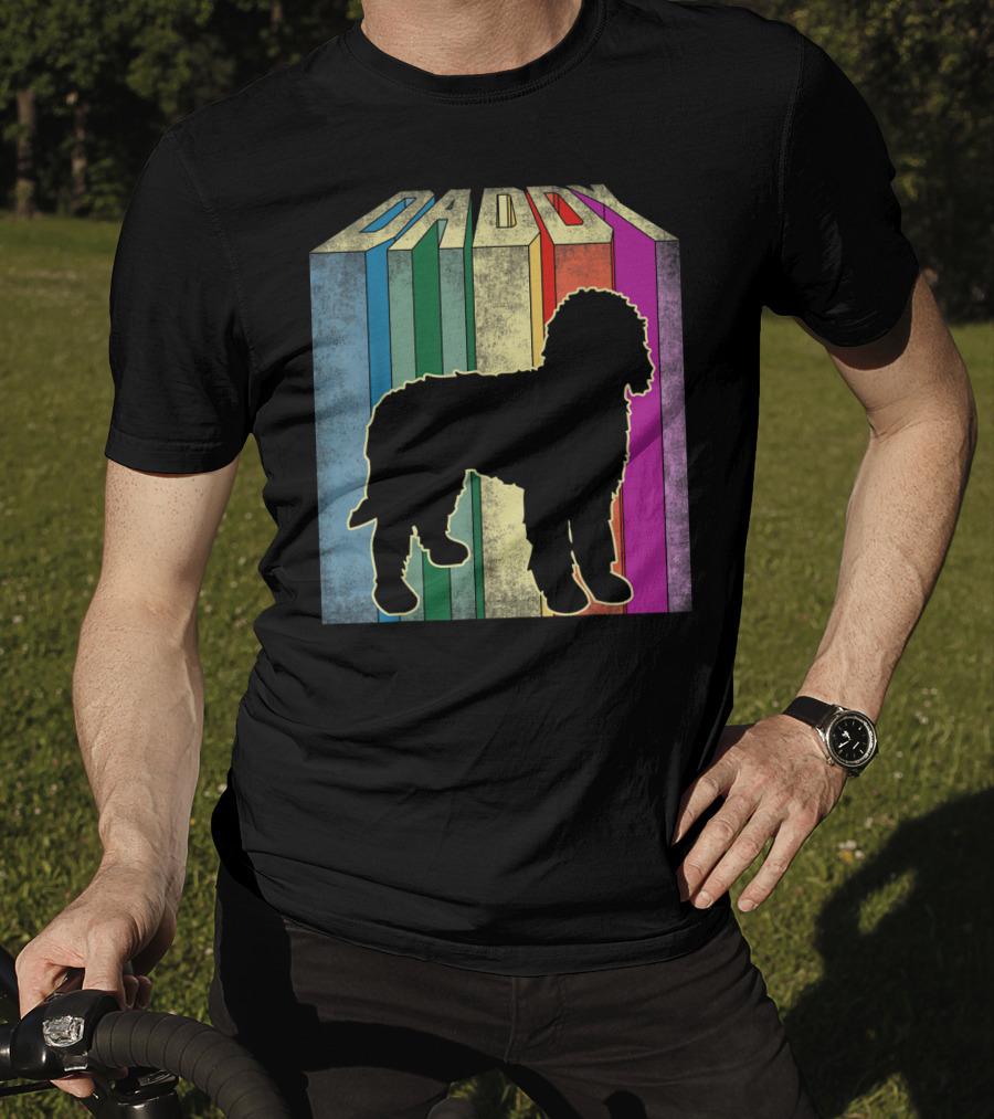 Daddy Multicolor Silhouette Doodle T-Shirt