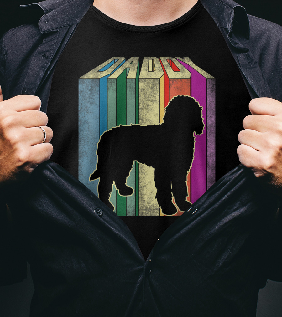 Daddy Multicolor Silhouette Doodle T-Shirt
