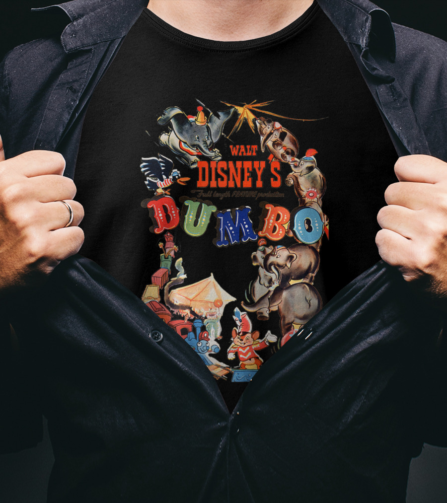 Walt Disney's Dumbo Classic Characters Circus T-Shirt