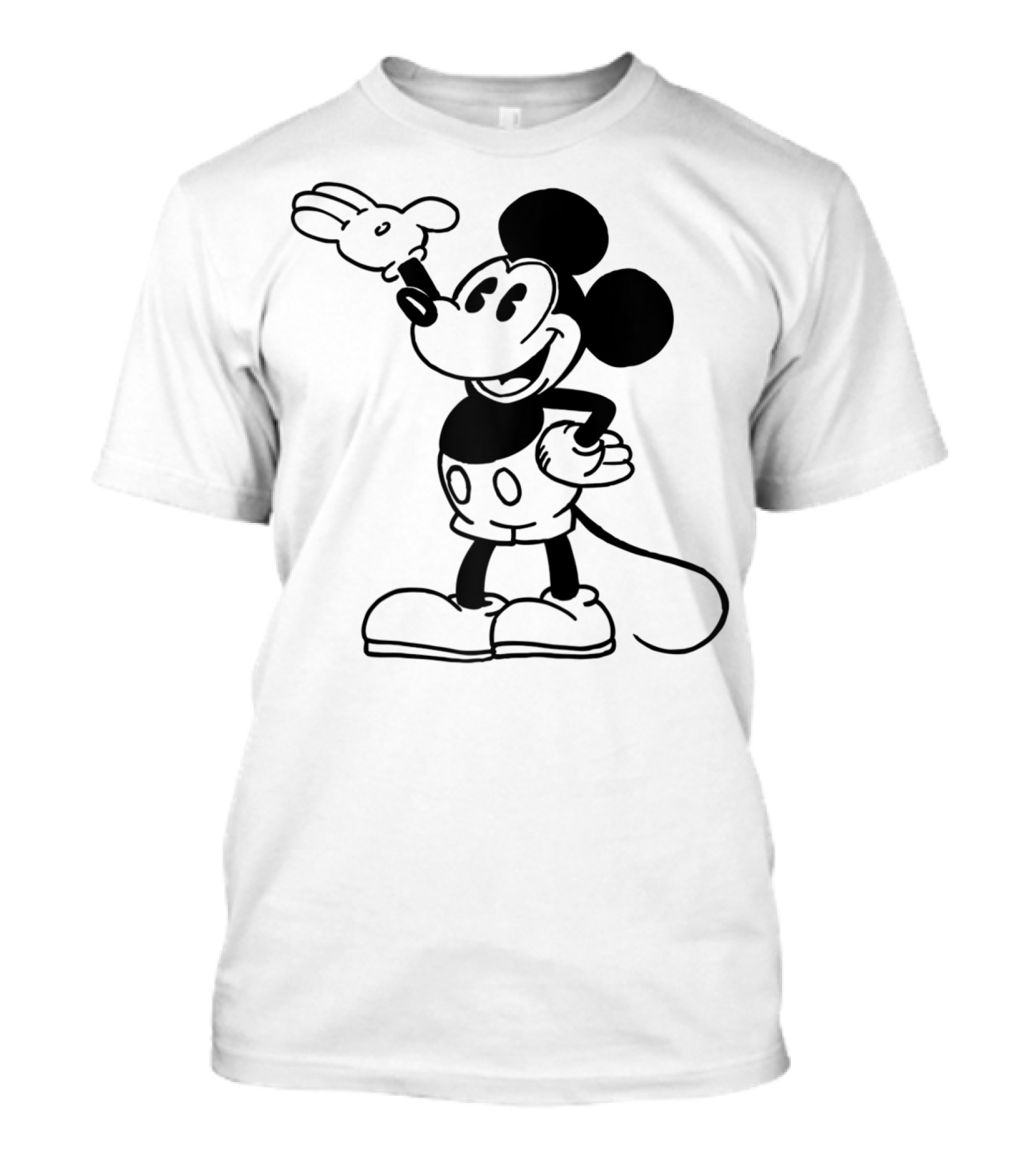 Disney Mickey Mouse Classic Vintage Retro Character T-Shirt