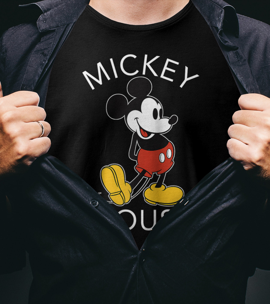 Mickey Mouse Disney Classic Red Shorts Yellow Shoes T-Shirt